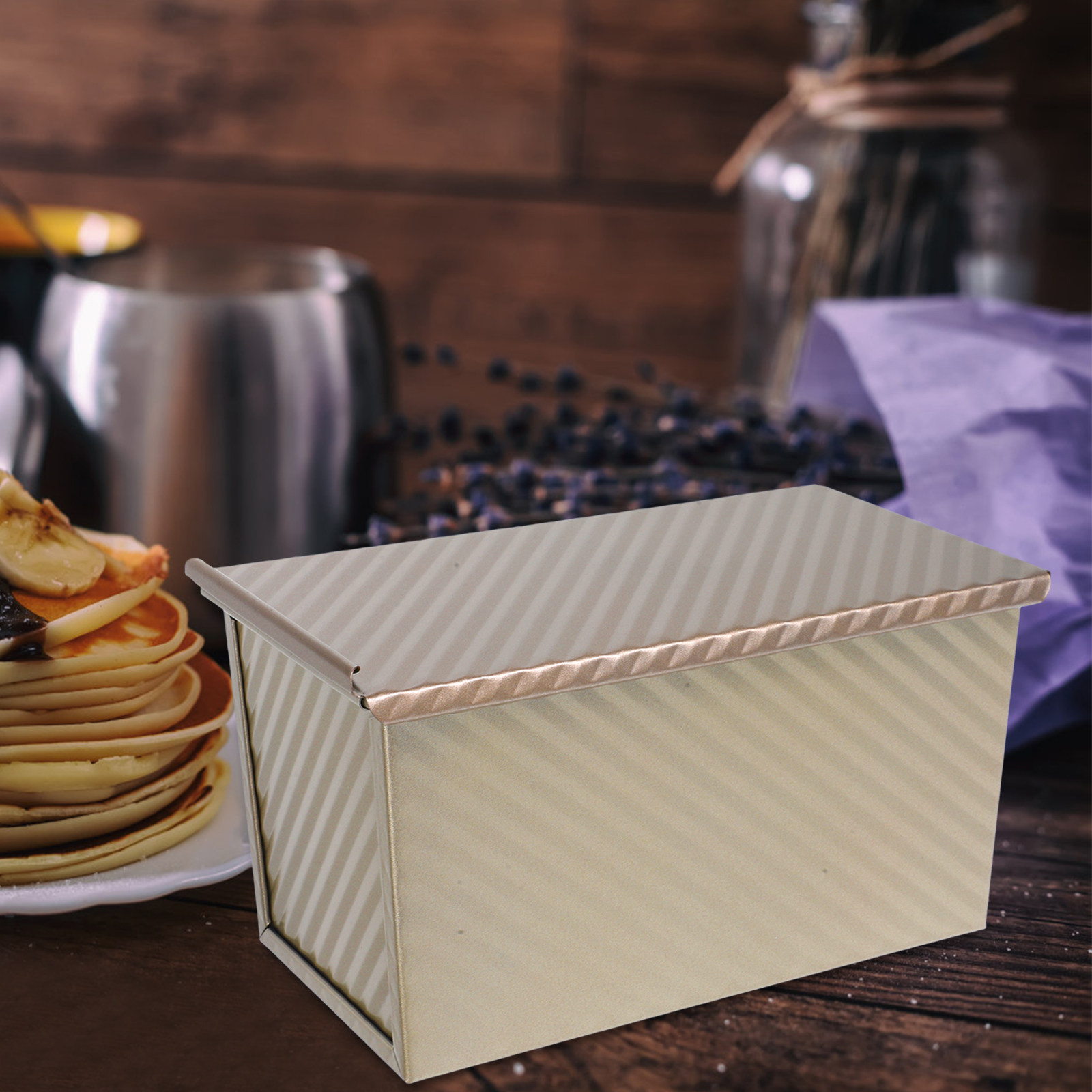 Kitchen Baking Pans - Metal Toast Bread Baking Mold Rectangular