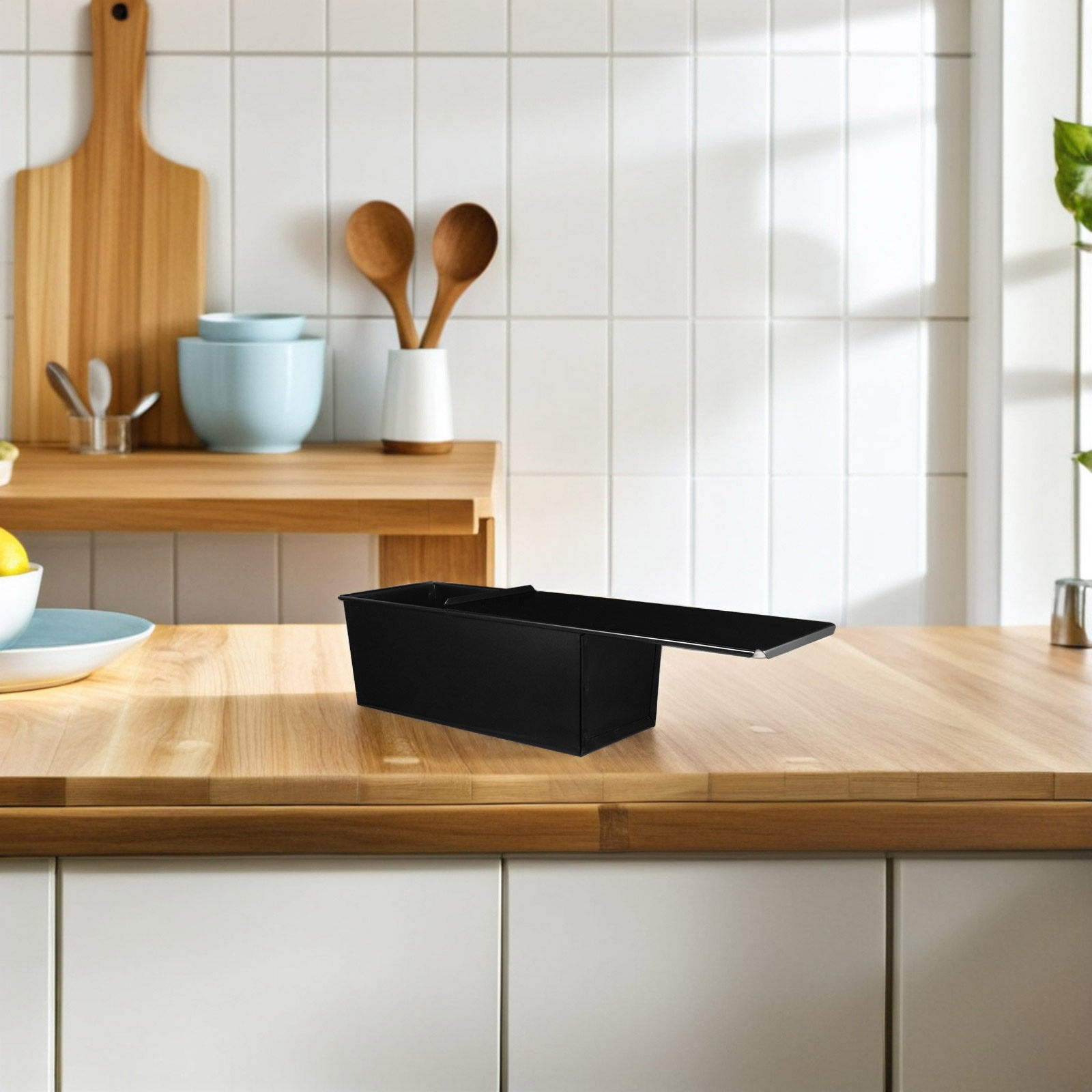 1Pcs Black Loaf Pan with Lid N - đánh giá và giá Kitchen Baking Pans