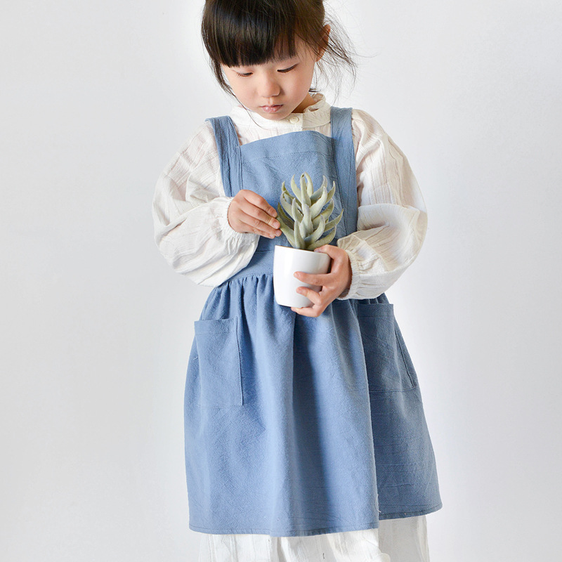 Kids Cotton Apron Dress Parent - đánh giá và giá Baking Kitchen Kids