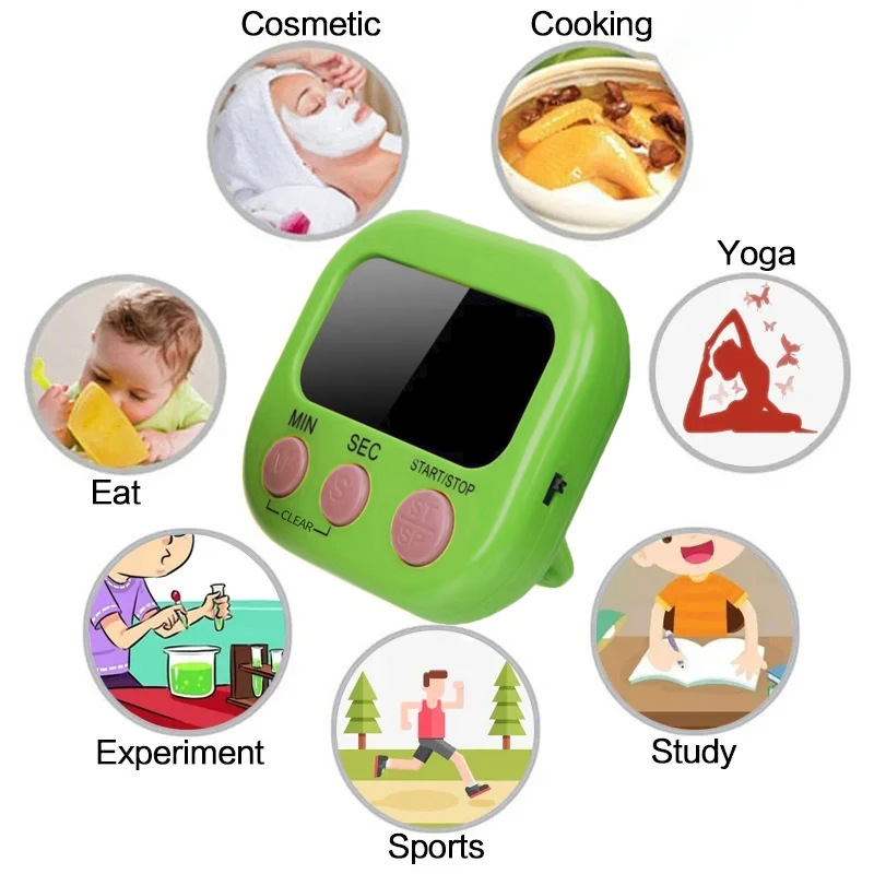 Mini Digital Kitchen Timer Big - đánh giá và giá Kitchen Baking Game
