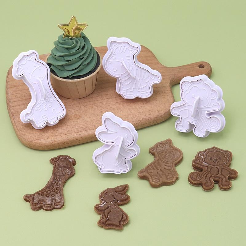 4Pcs Animal Cookie Cutter Set  - đánh giá và giá Baking Kitchen Kids