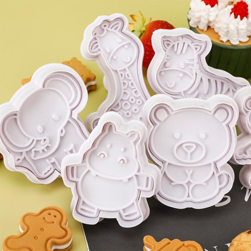 4Pcs Animal Cookie Cutter Set  - đánh giá và giá Baking Kitchen Kids