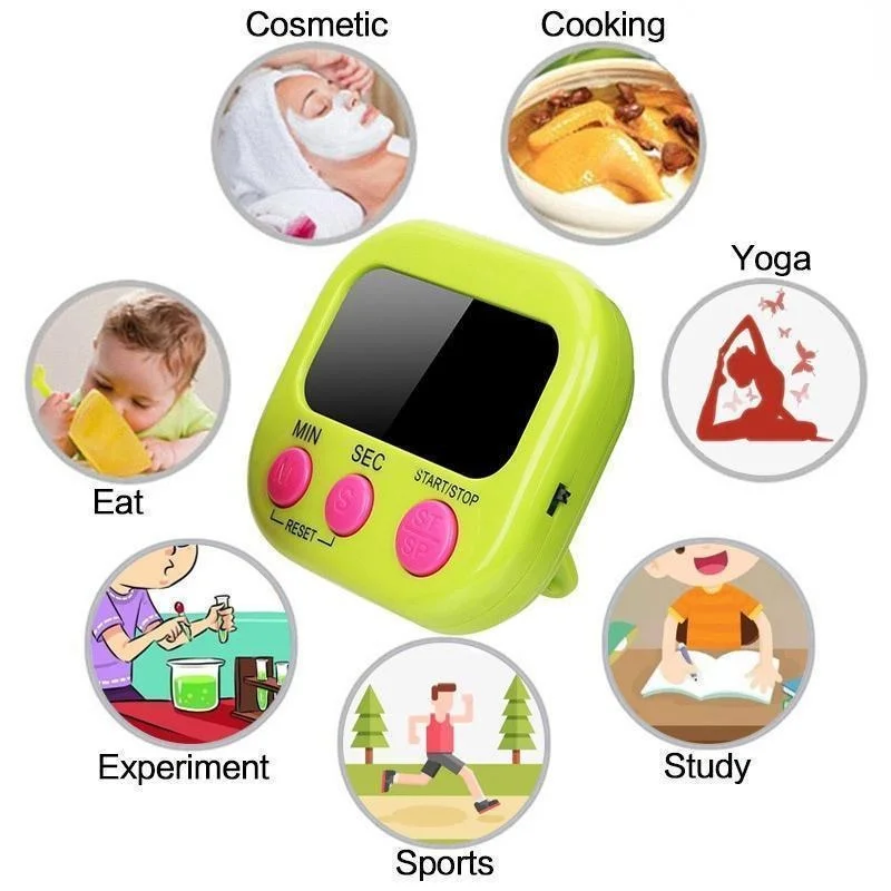 Mini Digital Kitchen Timer Big - đánh giá và giá Kitchen Baking Game