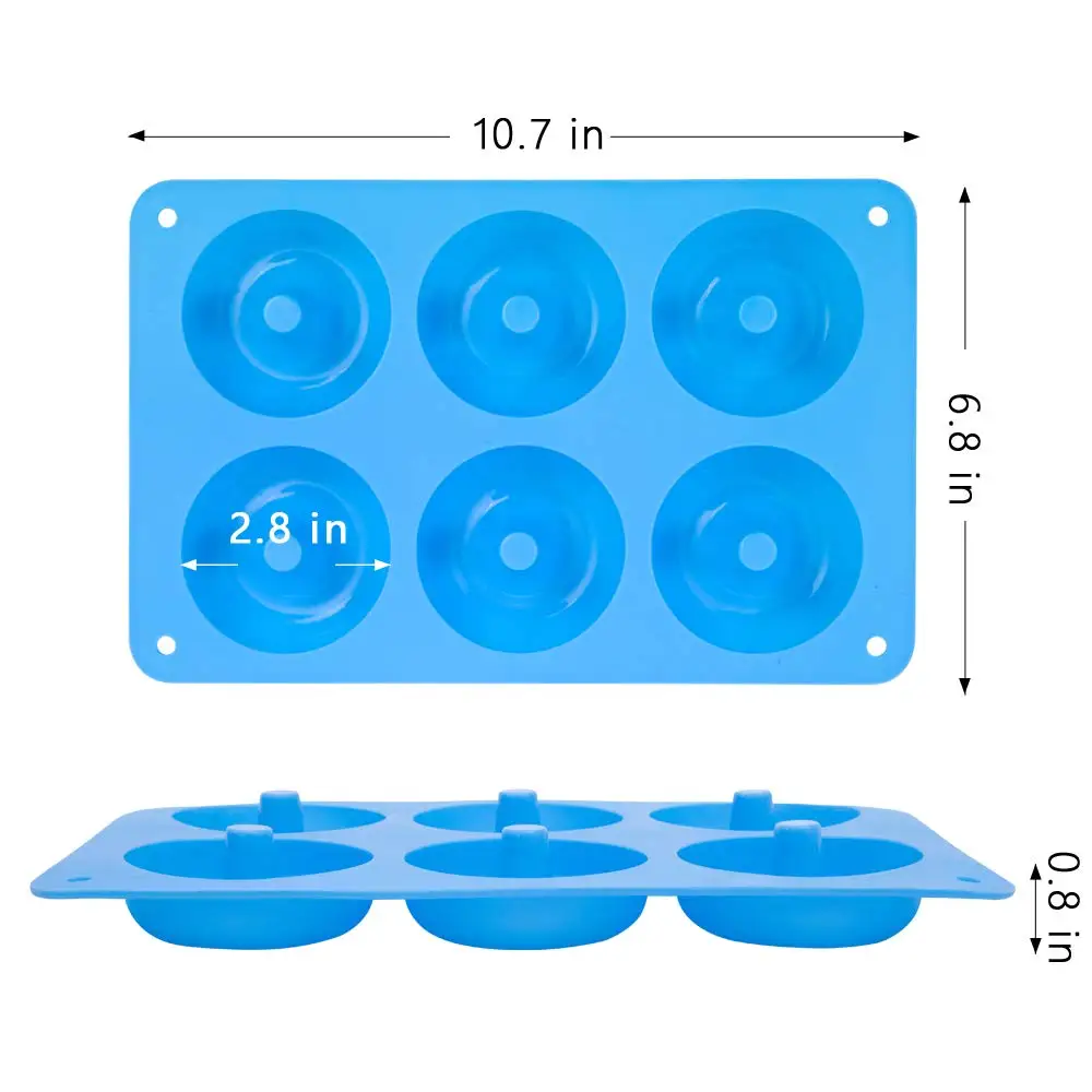 6 Holes Silicone Donut Mold Ba - đánh giá và giá Kitchen Baking Utensils
