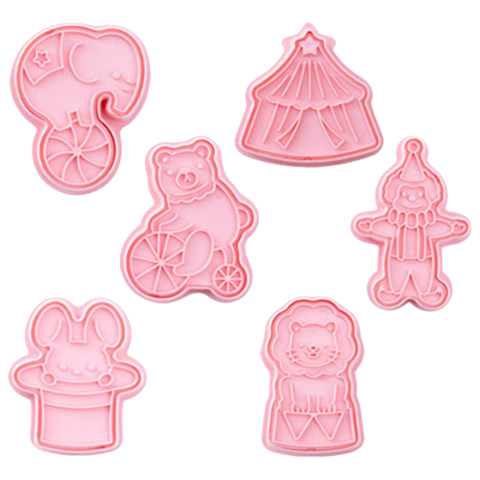 6Pcs Cookie Cutters Plastic Ci - đánh giá và giá Baking Kitchen Kids