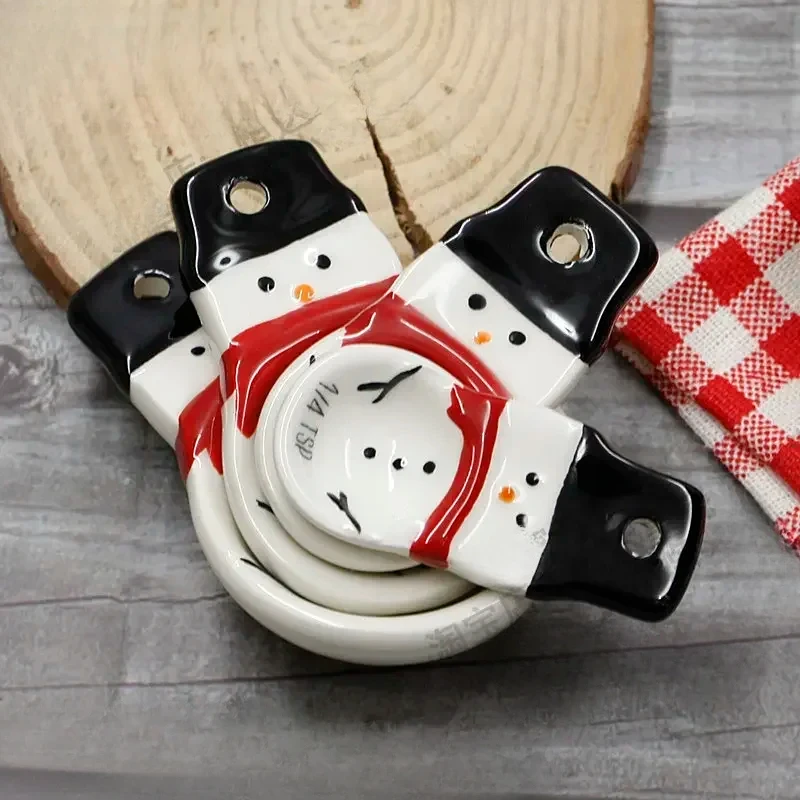 4pcs Christmas Measuring Spoon - đánh giá và giá Kitchen Baking Kit