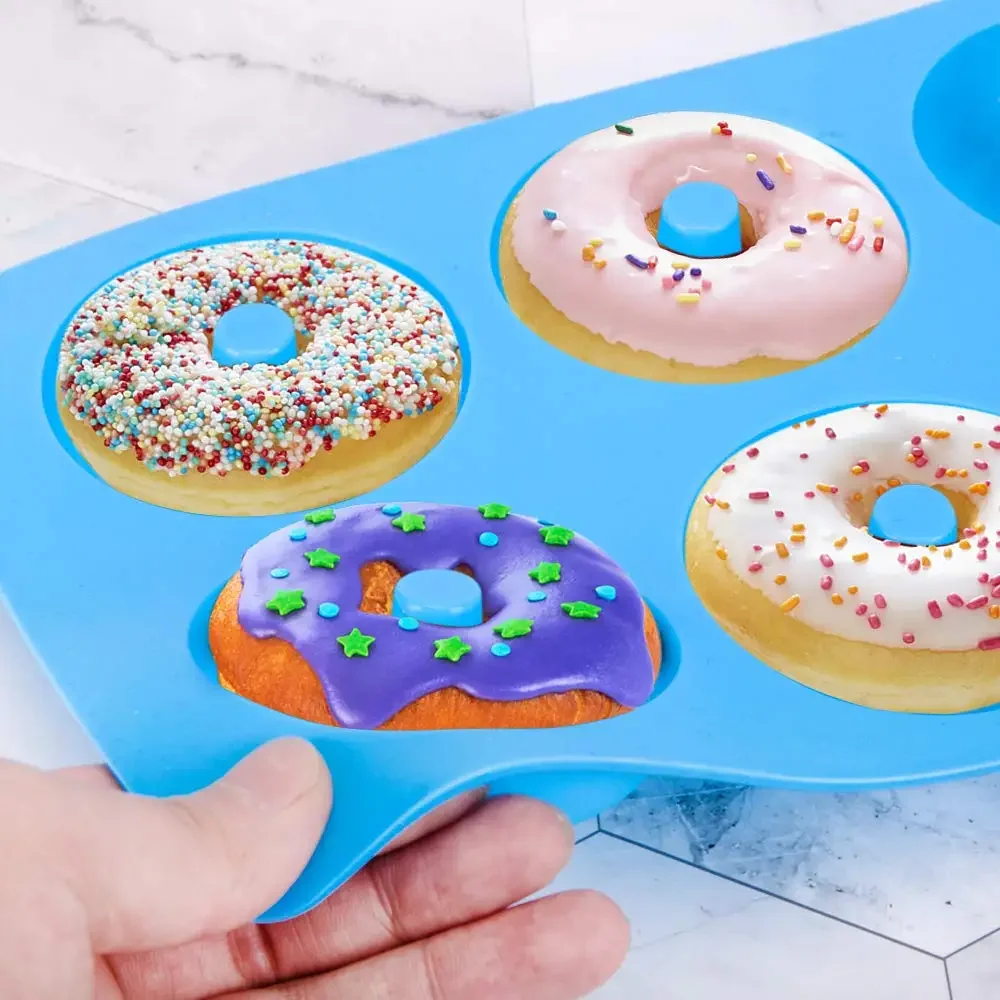 1/2pcs Silicone Muffins Donut  - đánh giá và giá Kitchen Baking Utensils