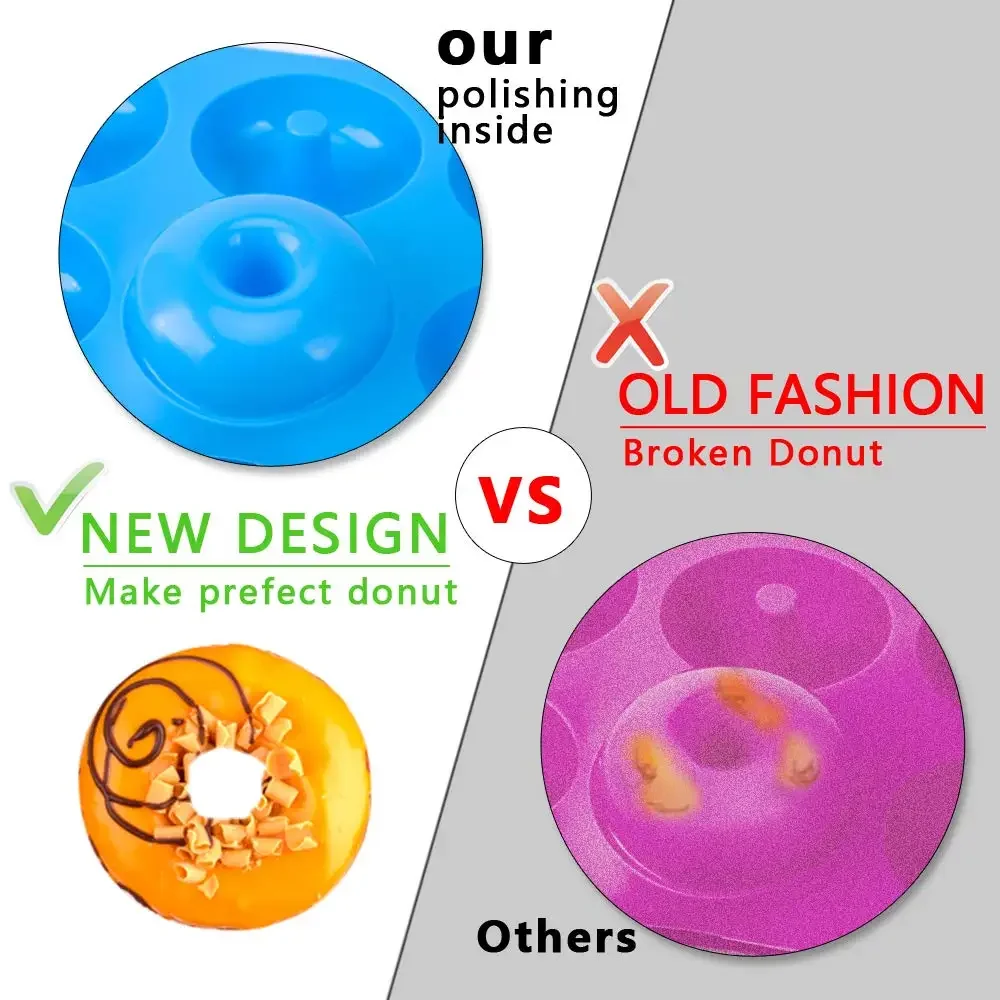 1/2pcs Silicone Muffins Donut  - đánh giá và giá Kitchen Baking Utensils