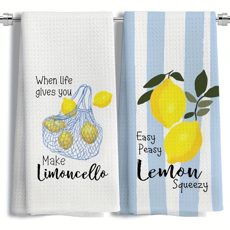 2Pcs, Lemon Mesh Kitchen Towel - đánh giá và giá Kitchen Baking Cooking