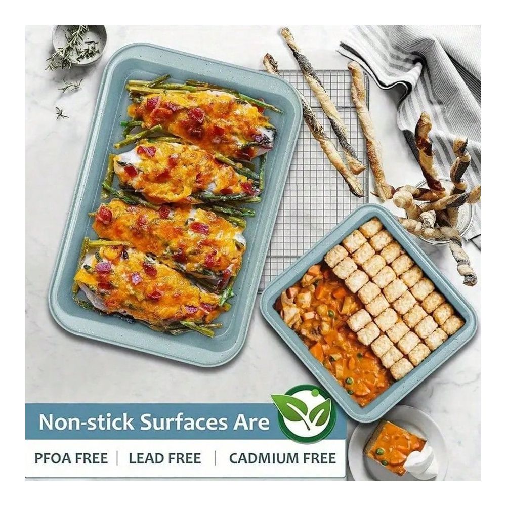 10 Piece Bakeware Set, NonStic - đánh giá và giá Kitchen Baking Pans