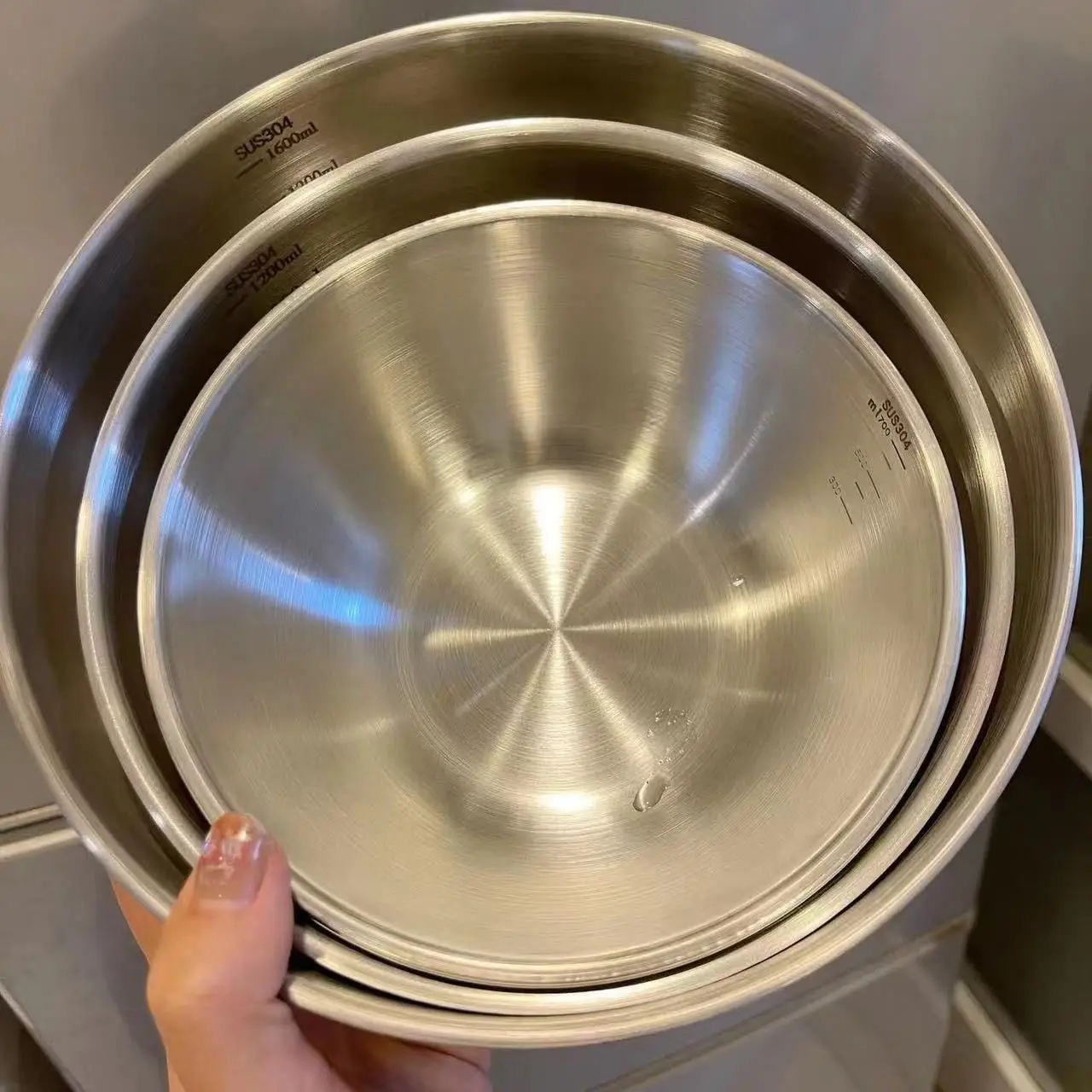 1-3 Stainless Steel Bowl Set w - đánh giá và giá Kitchen Baking Kit