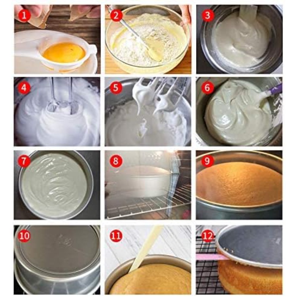 1pc Aluminium Round Cake Pan 4 - đánh giá và giá Kitchen Baking Utensils