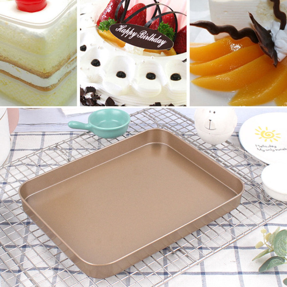 Carbon Steel Rectangular Cake  - đánh giá và giá Kitchen Baking Pans